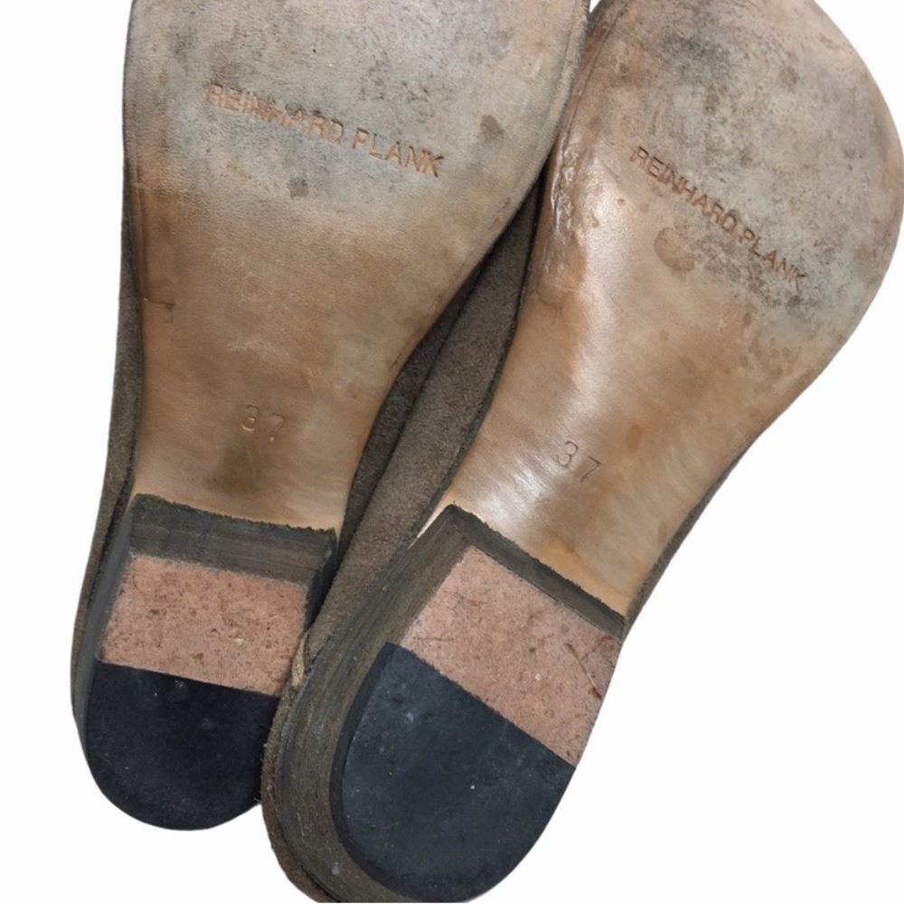 Reinhard Plank Suede Beige Chukka Lace-up Casual Career Shoes 37 US 7 - Picture 8 of 12